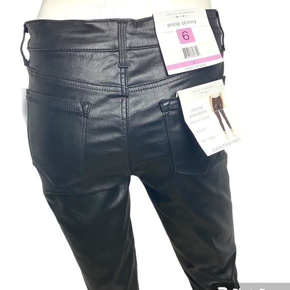 Social Standard by Sanctuary Mid Rose Ankle Skinny Slim Fit 5 Pocket Pants - Picture 4 of 11